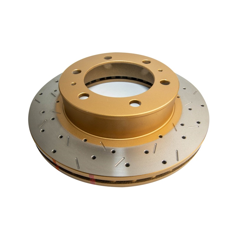 Disc Brake Rotors to suit Toyota Hi-Lux 4X4 4000 XS Crossdrilled/slotted KP F