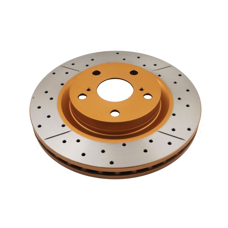 Street Gold Cross-drilled slotted KP Camry/Aurion/Rav4 /Prius ZVW40 2012->