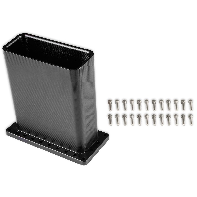 Holley LS Ultra Lo-Ram Billet Burst Panel Duct, Black (HO300-608BK)