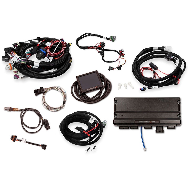 Holley Terminator X Max ECU Kit, 24x Crank – 1x Cam – EV1 Injectors (HO550-916)