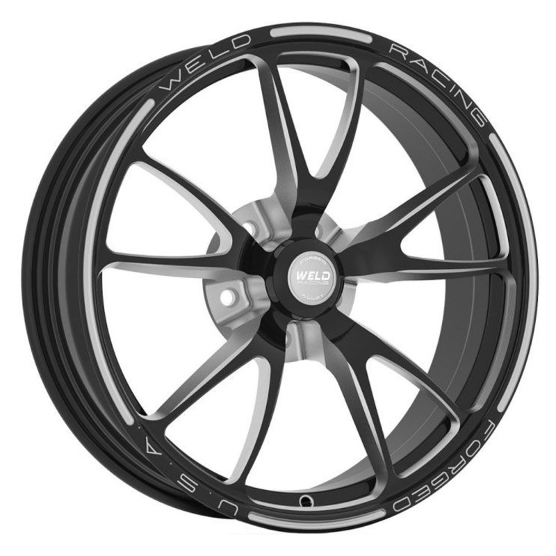 Weld Racing Full Throttle Drag Front Runner 1-Piece – Black WE782B-15001