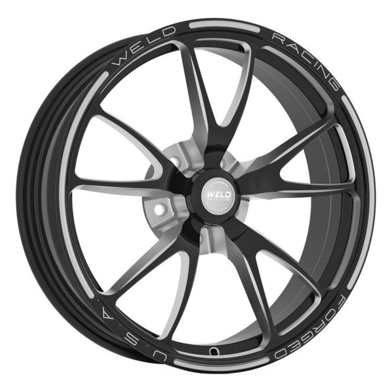 Weld Racing Full Throttle Drag Front Runner 1-Piece – Black WE782B-15204
