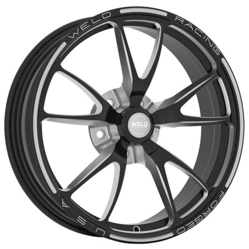 Weld Racing Full Throttle Drag Front Runner 1-Piece – Black WE782B-15272