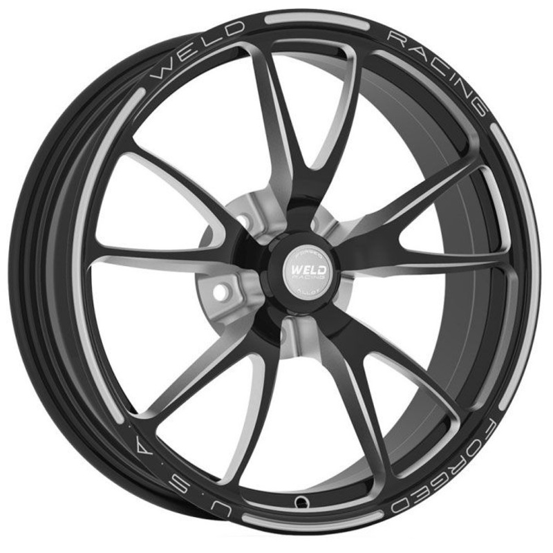 Weld Racing Full Throttle Drag Front Runner 1-Piece – Black WE782B-1704204