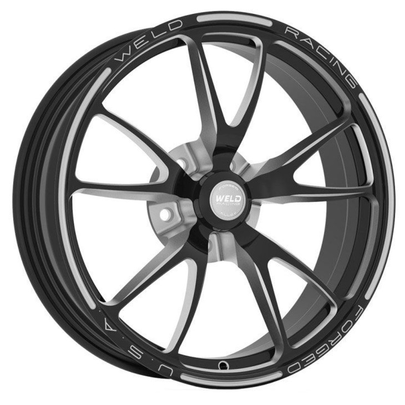 Weld Racing Full Throttle Drag Front Runner 1-Piece – Black WE782B-1704274