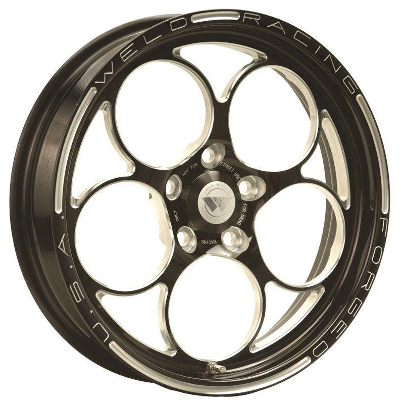 Weld Racing Magnum 2.0 Drag Front Runner 1-Piece – Black Center WE786B-1704274