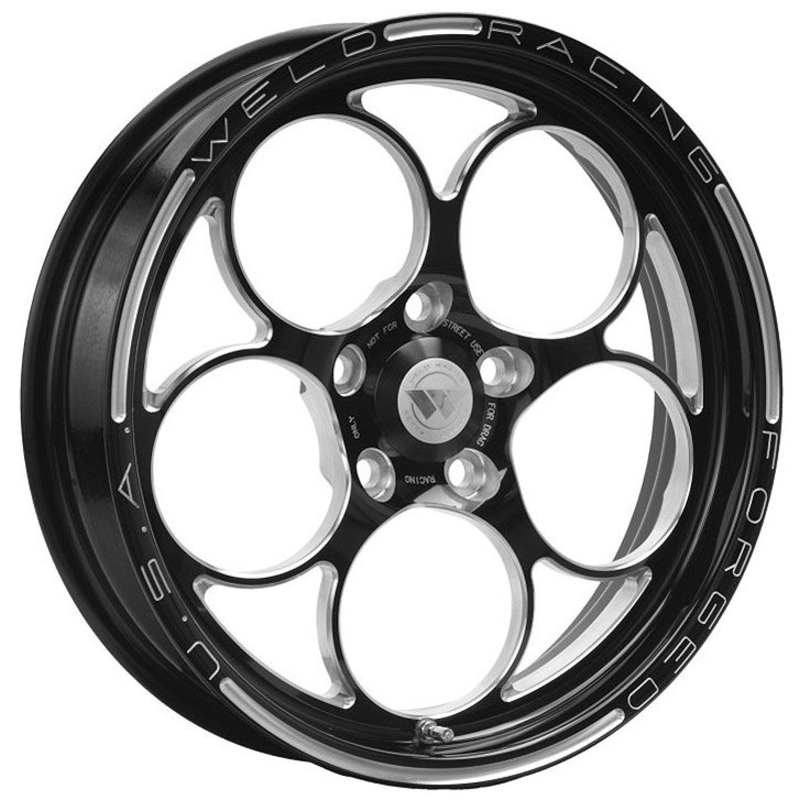 Weld Racing Magnum 2.0 Drag Front Runner 1-Piece – Black WE786B-15202