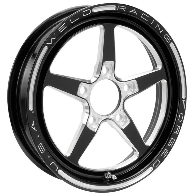 Weld Racing AlumaStar 2.0 1-Piece 15 x 3.5 Wheel – Black Finish WE788B-15202