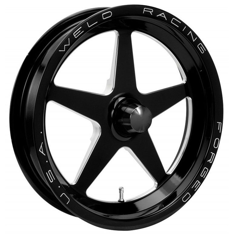 Weld Racing AlumaStar 2.0 1-Piece 17 x 2.25 Spindle Mount Wheel – Black Finish WE788B-17000