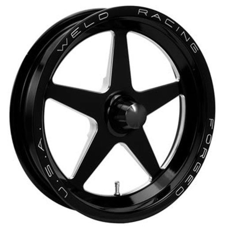 Weld Racing AlumaStar 2.0 1-Piece 17 x 3.5 Spindle Mount Wheel – Black Finish WE788B-17001