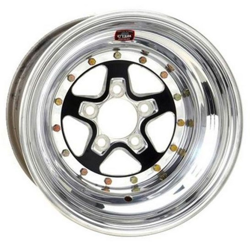 Weld Racing AlumaStar 2.0 15 x 9 Wheel – Black Center/Polished Outter Finish WE788B-509276