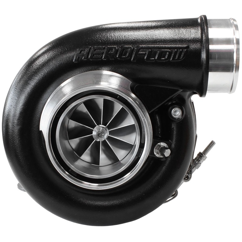 Aeroflow BOOSTED 7375 V-Band 1.01 Turbocharger 1200HP, Hi Temp Black Finish AF8005-4006BL
