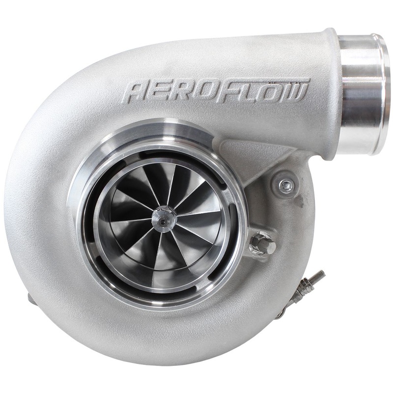 Aeroflow BOOSTED 7375 V-Band 1.01 Turbocharger 1200HP, Natural Cast Finish AF8005-4006