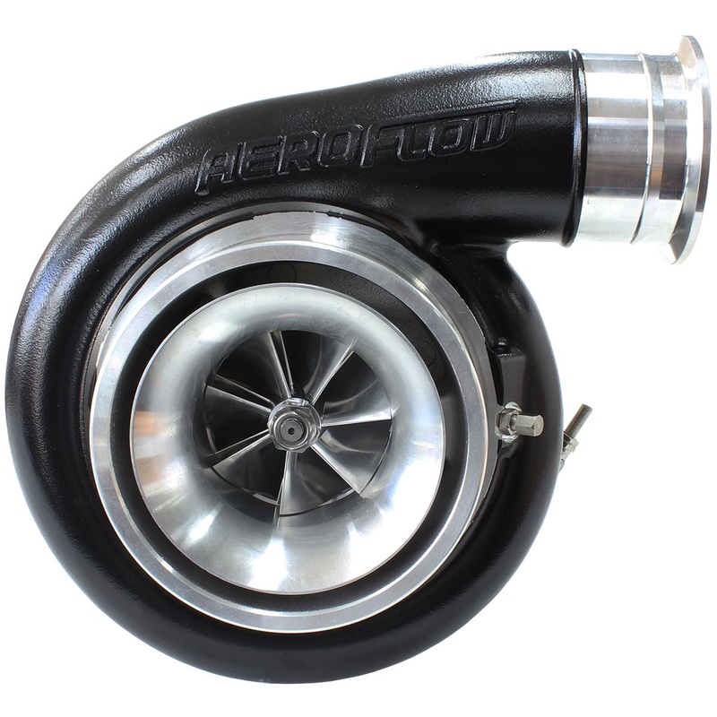 Aeroflow BOOSTED 7575 T4 1.10 Turbocharger 1050HP, Hi Temp Black Finish AF8005-4017BLK