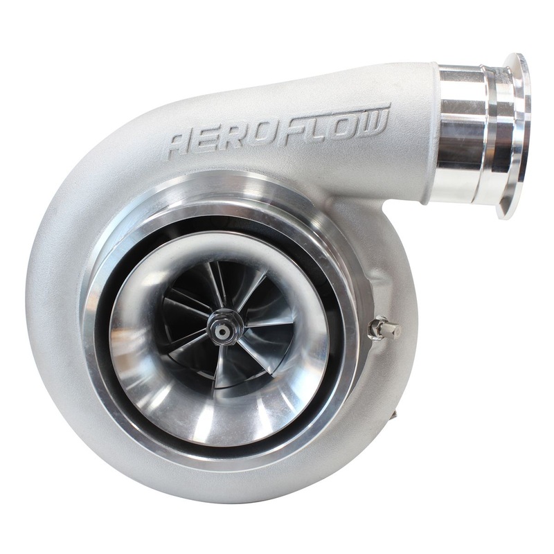 Aeroflow BOOSTED 7575 T4 1.10 Turbocharger 1050HP, Natural Cast Finish AF8005-4017