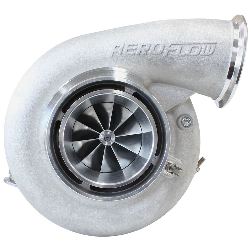 Aeroflow BOOSTED 7975 V-Band 1.15 Turbocharger 1450HP, Natural Cast Finish AF8005-4011