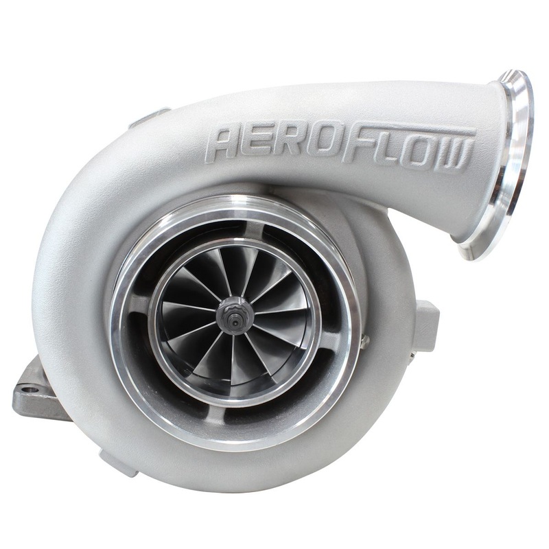 Aeroflow BOOSTED 8077 T6 1.26 Turbocharger 1250HP, Natural Cast Finish AF8005-6000