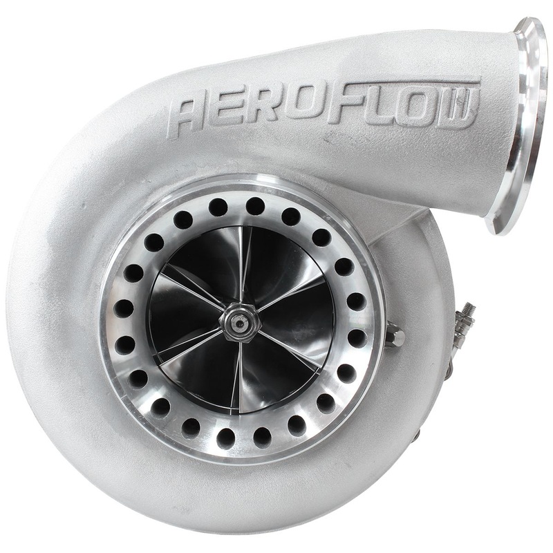 Aeroflow BOOSTED 8888 T4 1.25 Turbocharger 1600HP, Natural Cast Finish AF8006-4001