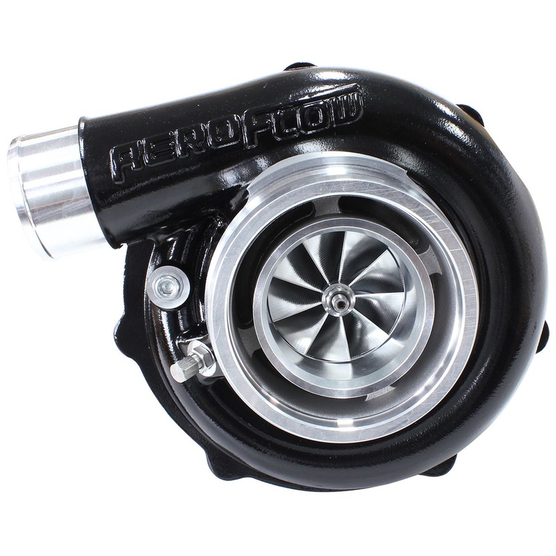 Aeroflow BOOSTED B5855 1.21 Reverse Rotation Turbocharger 770HP, Hi Temp Black Finish AF8