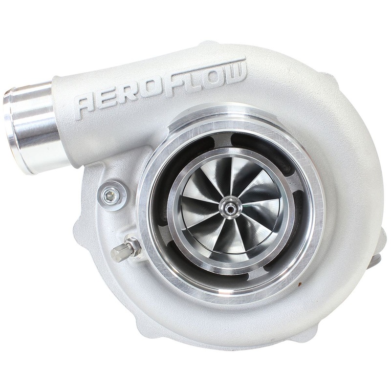 Aeroflow BOOSTED B5855 1.21 Reverse Rotation Turbocharger 770HP, Natural Cast Finish AF80