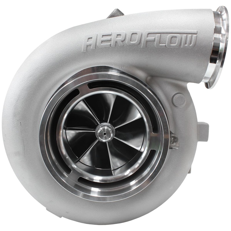 Aeroflow BOOSTED 98102 T6 1.24 Turbocharger 2500HP, Natural Cast Finish AF8006-6011