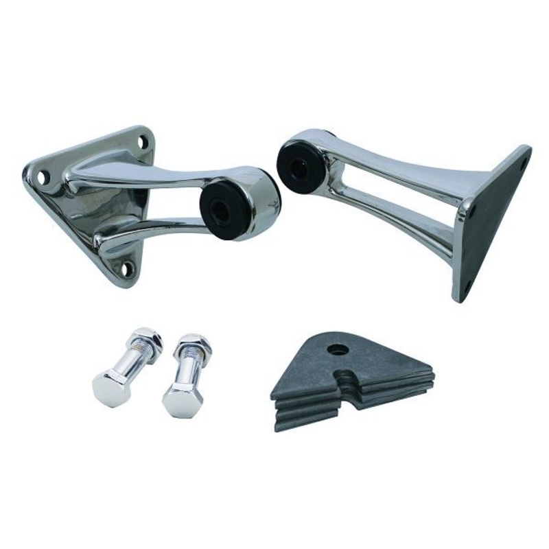 American Hot Rod Parts SB Chev Polished S/S Engine Mounts AHRP62802