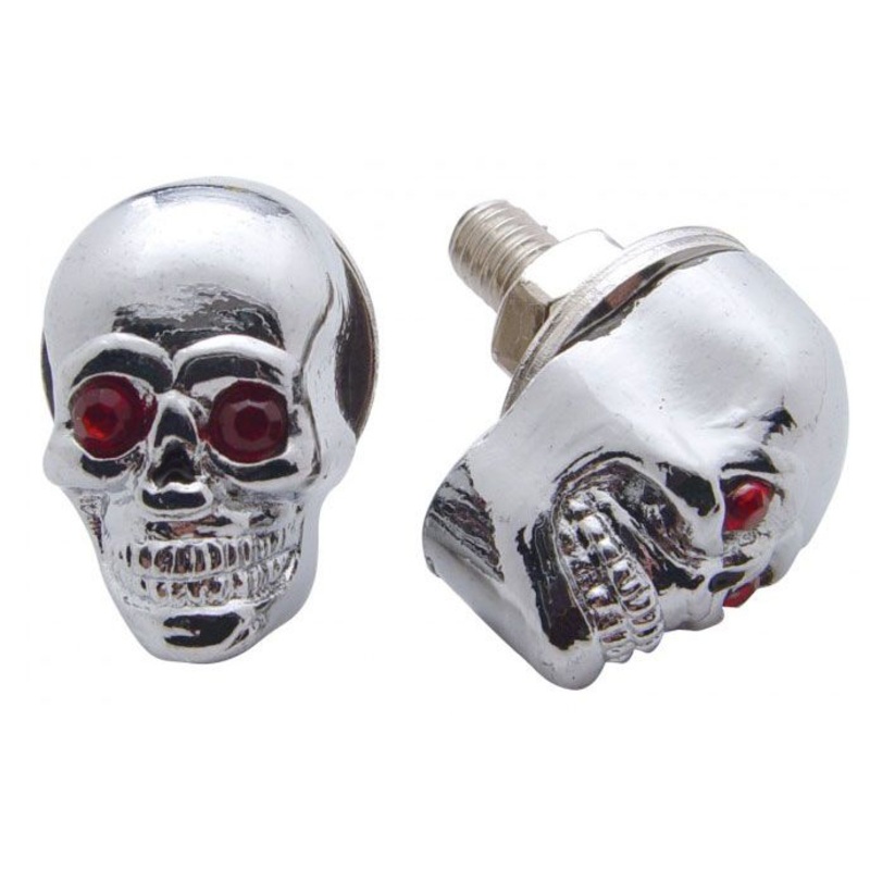 UPI Reproductions Skull License Plate Bolts UP70315