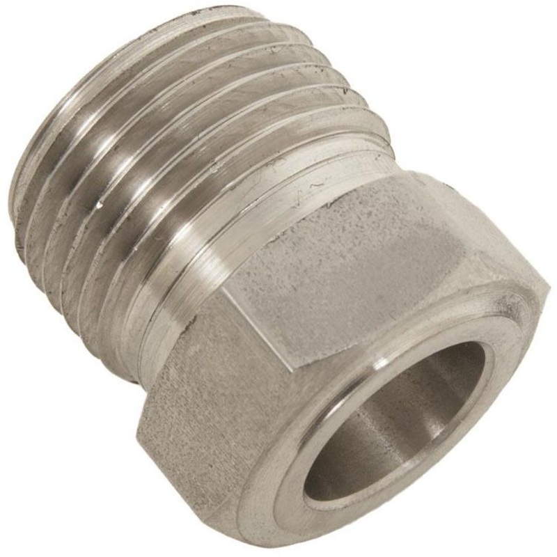 Vintage Air Vintage Air Stainless Male Weld-On O-Ring Nut -10 VA36356-MPA