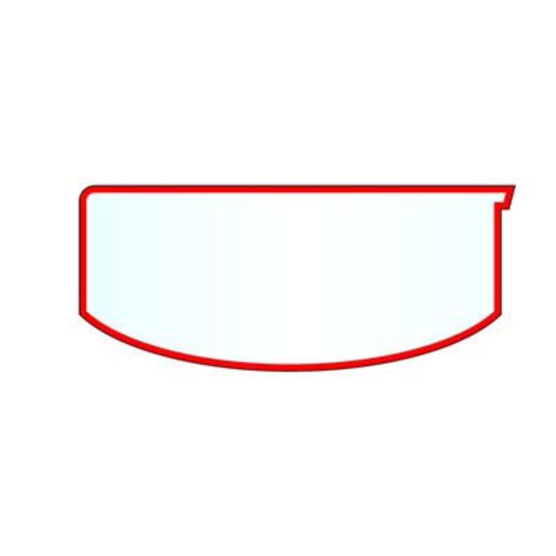 4 mil Thick, 3-Layer Clear Shield Protector Small Size