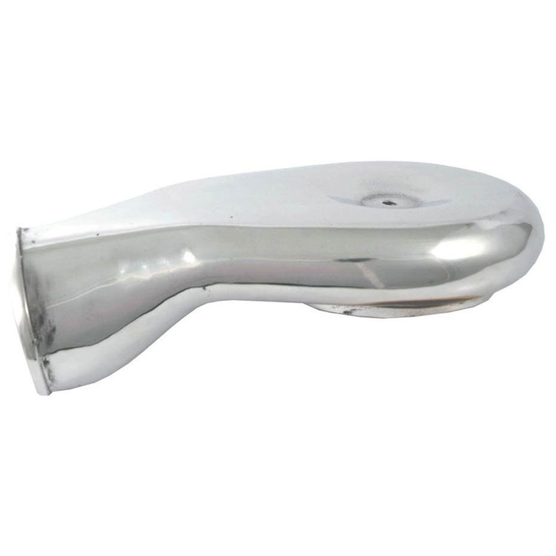 Aluminium Single Intake Plenum – Low Profile (Polished)