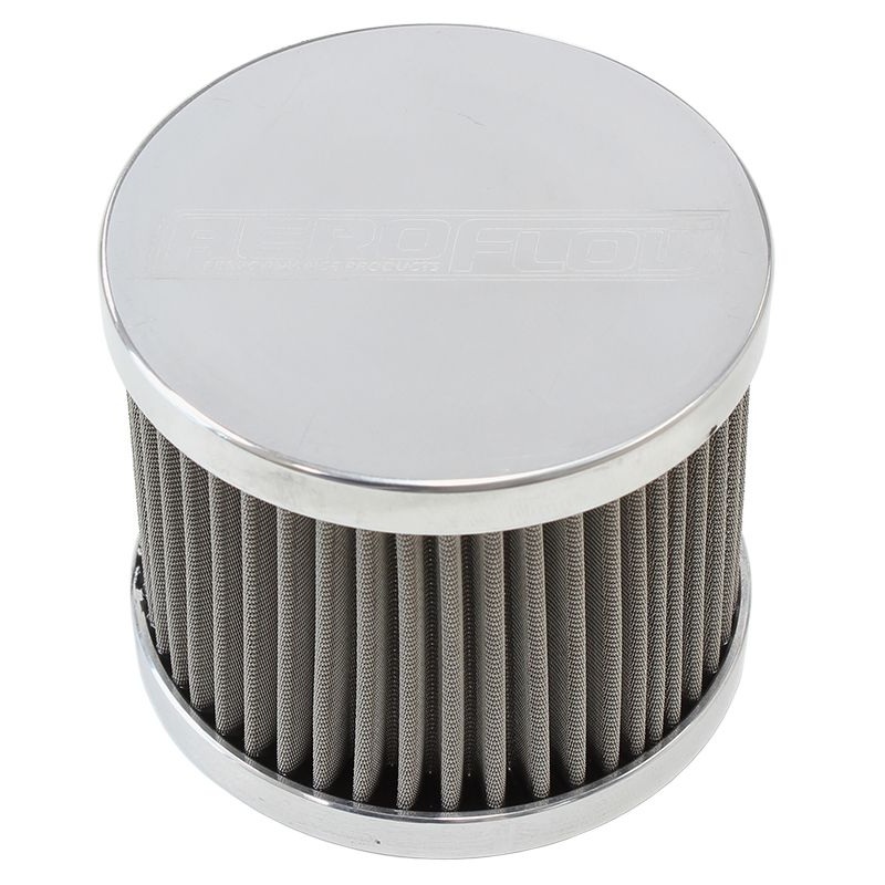 CLEARANCE Aeroflow Stainless Steel Billet Breather with -8AN Female Thread AF77-2002